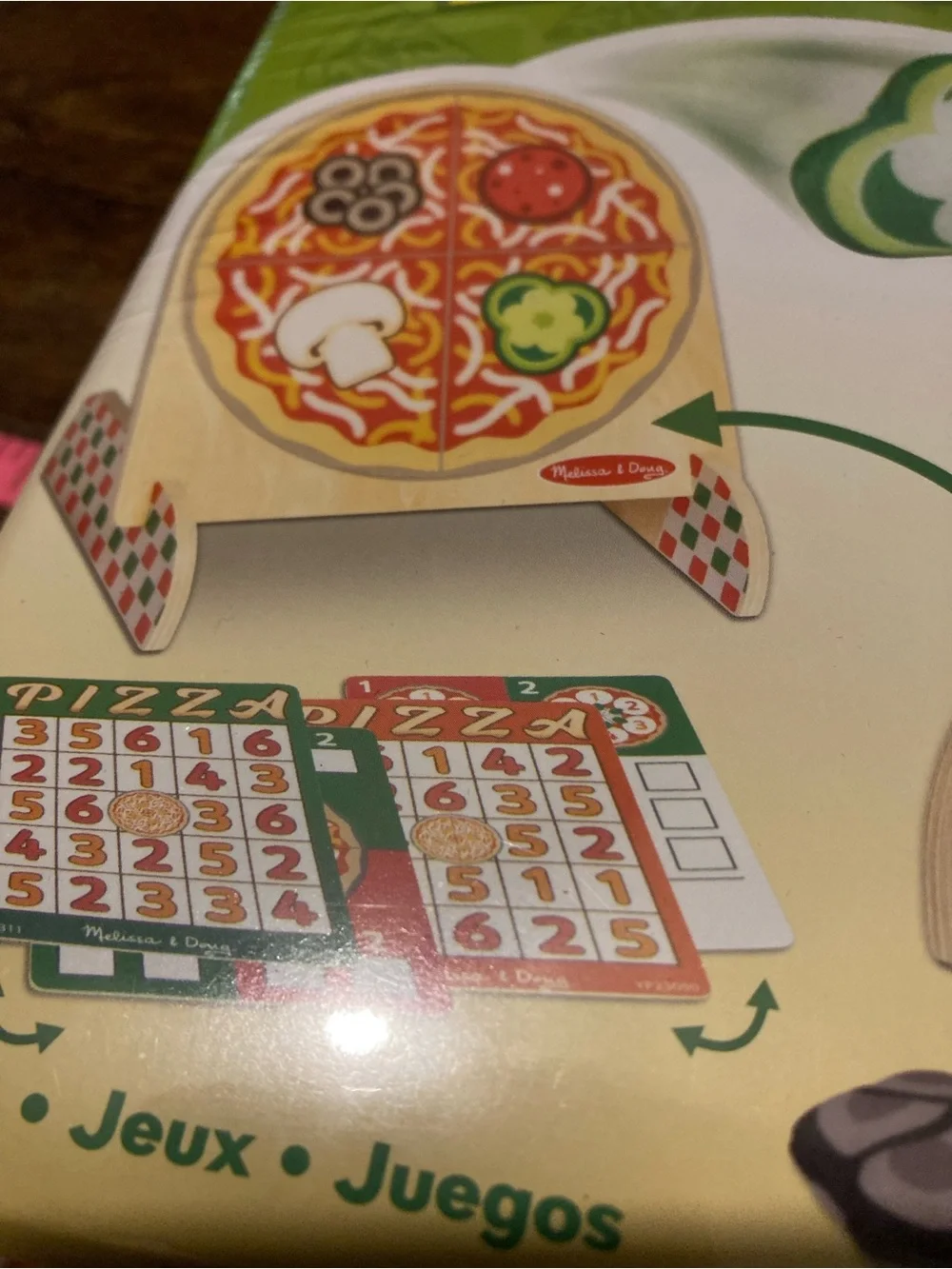 Melissa & Doug pizza topping toss game